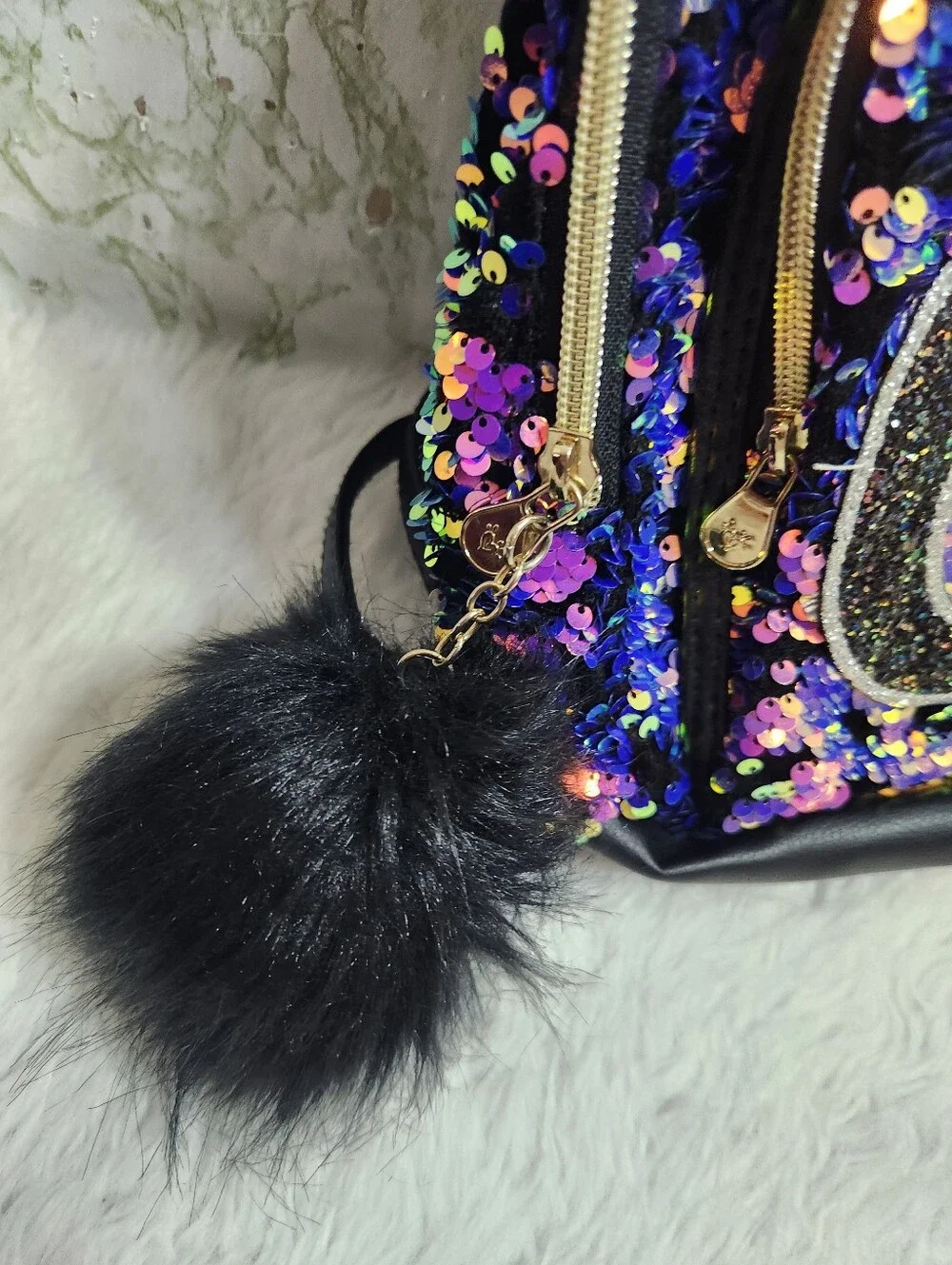 Justice Sequin/Monogramm 
